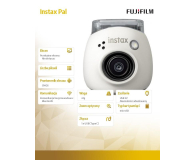 Fujifilm Instax Pal Milky White - 1186489 - zdjęcie 3